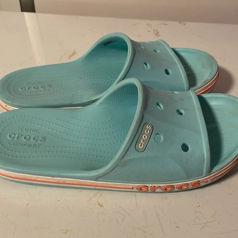 Crocs Bayaband Slide Sandals Women size 11